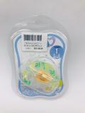 Chupeta Silicone Orto Fase 1 Amarela Transparente - Kuka Ref 2744