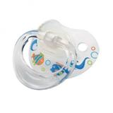 Chupeta Silicone Orto Fase 2 Peixinhos Transparente - Kuka Ref 2785