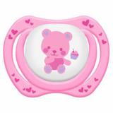 Chupeta Silicone Orto Fase 2 Ursinha Rosa - Lillo Ref 616230