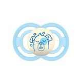 Chupeta Silk Touch Perfect Night 6M+ Cachorro Menino - MAM