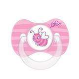 Chupeta Sonho Silicone Ortodôntica 6 neses Tam2 Rosa Lillo