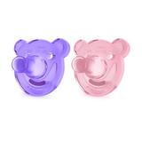 Chupeta Soothie Ursinho Rosa/Lilás 0-3m - Philips Avent