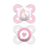 Chupeta START 0-02 Meses com 2 GIRL MAM 2204