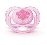 Chupeta Ultra Air 0-6m Rosa Decorada Avent Scf545/11 - Avent philips