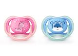 Chupeta Ultra Air 6-18m Philips Avent Decorada Menino Menina
