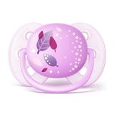 Chupeta Ultra Soft 0-6 Meses Folhas Lilás - Philips Avent