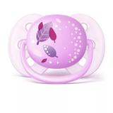 Chupeta Ultra Soft 0-6m Lilás Folhas Avent Scf527/10 - Philips avent