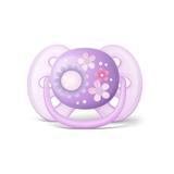 Chupeta Ultra Soft 6-18 Meses Flores Lilás - Philips Avent
