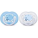 Chupetas Com Desenho Freeflow Noturna 2 unidades 6-18m Avent