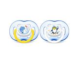 Chupetas Freeflow Dupla+ 18 meses Philips Avent SCF186/24 Azul