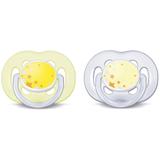 Chupetas Freeflow Noturna 2 unidades Com Desenho 6-18m Avent
