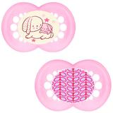 Chupetas Ortodôntica Night e Day Girls (6m+) 2914 - MAM