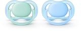 Chupetas Philips Ultra Air Azul e Verde (Dupla) 0-6M