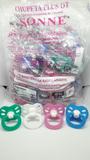 Chupetas Plus Bico Redondo 100 Silic Redondo Pacote C/ 20 - Sonne