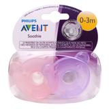 Chupetas Soothie Ursinho 0-3m Menina 2 Unidades - Avent