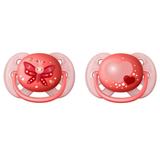 Chupetas Ultra Soft 0-6m Decorada Avent Scf223/20 - Philips avent