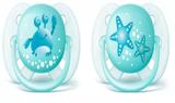 Chupetas Ultra Soft 0-6m Decorada Caranguejo Avent Scf226/20 - Philips avent