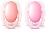 Chupetas Ultra Soft 0-6m Lisa Laranja e Rosa Avent Scf213/20 - Philips avent