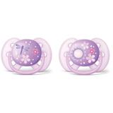 Chupetas Ultra Soft 2 unidades Com Desenho 6-18m Avent