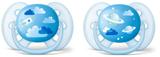 Chupetas Ultra Soft 6-18m Decorada Azul Avent Scf222/22 - Philips avent