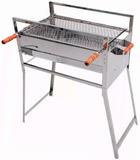 Churrasqueira Dobrável Inox 77x30x50 - Cdlaço
