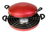Churrasqueira Grill Para Fogão Antiaderente Cereja Panemax