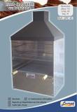 Churrasqueira Inox Luxo Com Coifa Parede Ou Bancada Gourmet 65x41 - Loja virtual lumaqmetal