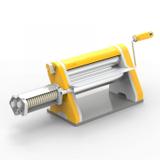 Cilindro Manual para Massas com Cortador Estilo Anodilar Amarelo
