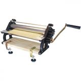 Cilindro para Massas Manual 45cm Mega Doro Aço Malta Cromado/Prata