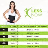 Cinta Abdominal Alta Queima Gordura Less Now Em Neoprene