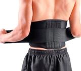 Cinta Abdominal Em Neoprene Com Hastes Flexiveis Preto Tamanho Único - Artipé
