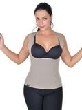 Cinta Emagrecedora feminina Queima Gordura Less Now T-shirt Bege