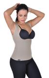 Cinta Emagrecedora feminina Queima Gordura Less Now T-shirt Bege