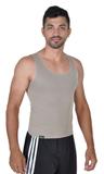 Cinta Emagrecedora MASCULINA Queima Gordura Less Now T-shirt Bege