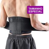 Cinta Lombar Abdominal com Hastes de Aço Flexível Hidrolight - Tamanho Especial XG