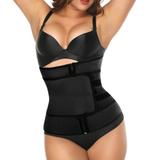 cinta modeladora ajustável 2 nível com ziper neoprene tamanho - Feelingirl