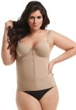 Cinta Modeladora Blusa com Bojo, Zíper e Barbatanas Mondress - Mondress lingerie