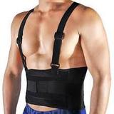 Cinta para Coluna Lombar com Suspensório para Segurança do Trabalho Hastes de Aço Flexivel - Mb fit