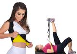 Cinta Queima Gordura T-shirt Less Now mais faixa para alongamento e Yoga