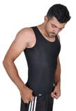 Cinta Slim Modeladora Masculina Less Now Redutora Postural Preta