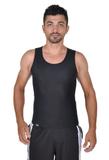 Cinta Slim Modeladora Masculina Less Now Redutora Postural Preta