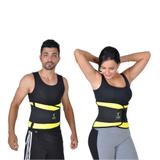 Cinta Térmica Less Now Modela e queima Gordura Amarelo e Preto Unisex