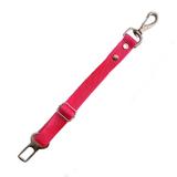 Cinto De Segurança Para Cães Ajustavel Nylon Rosa - Dog luxo