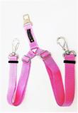 Cinto de Segurança para dois Cães Rosa - Molinas pet