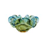 Cinzeiro em cristal murano San Marcos Aspente 15cm aquamarine - Indefinido