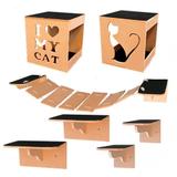Circuito de Parede Para Gatos Médio 2 - Yan pet