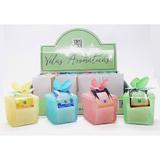 Cj. 12 Velas Na Bomboniere Vidro Aromas Delicioso Baunilha Rosas Jasmim Orquídea - Joy