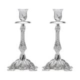 Cj. 2 Castiçais Ornamentais De Zinco 20Cm - F9-9161 - Prestige