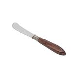 Cj 4 Espátulas De Aço Inox C/Cabo De Plástico Mother Pearl Marrom 16Cm - 6674 - Lyor
