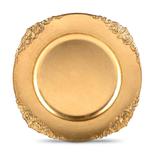 Cj 6 Sousplat De Plástico Dourado Provençal 35Cm - F9-30377 - Bon gourmet